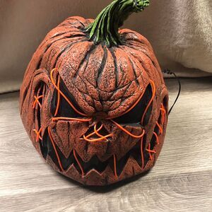 Unbranded Orange and Brown Light Up Halloween Mask